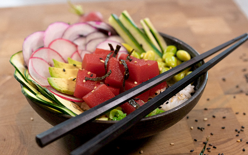 Impact Food offers plant-based tuna. Photograph: PD