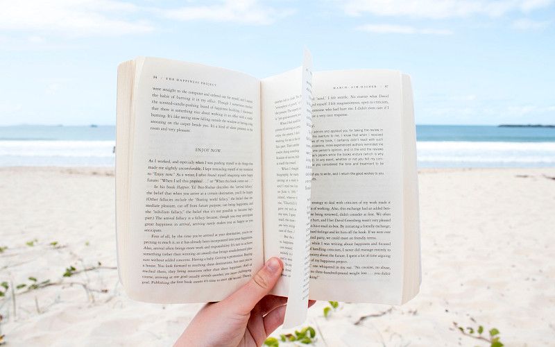 There is nothing like a good book at the beach. Photo: Social.cut